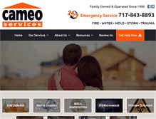 Tablet Screenshot of cameoyork.com